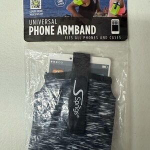 Sprigs Universal Phone Armband - Black Melange ~ Size Small